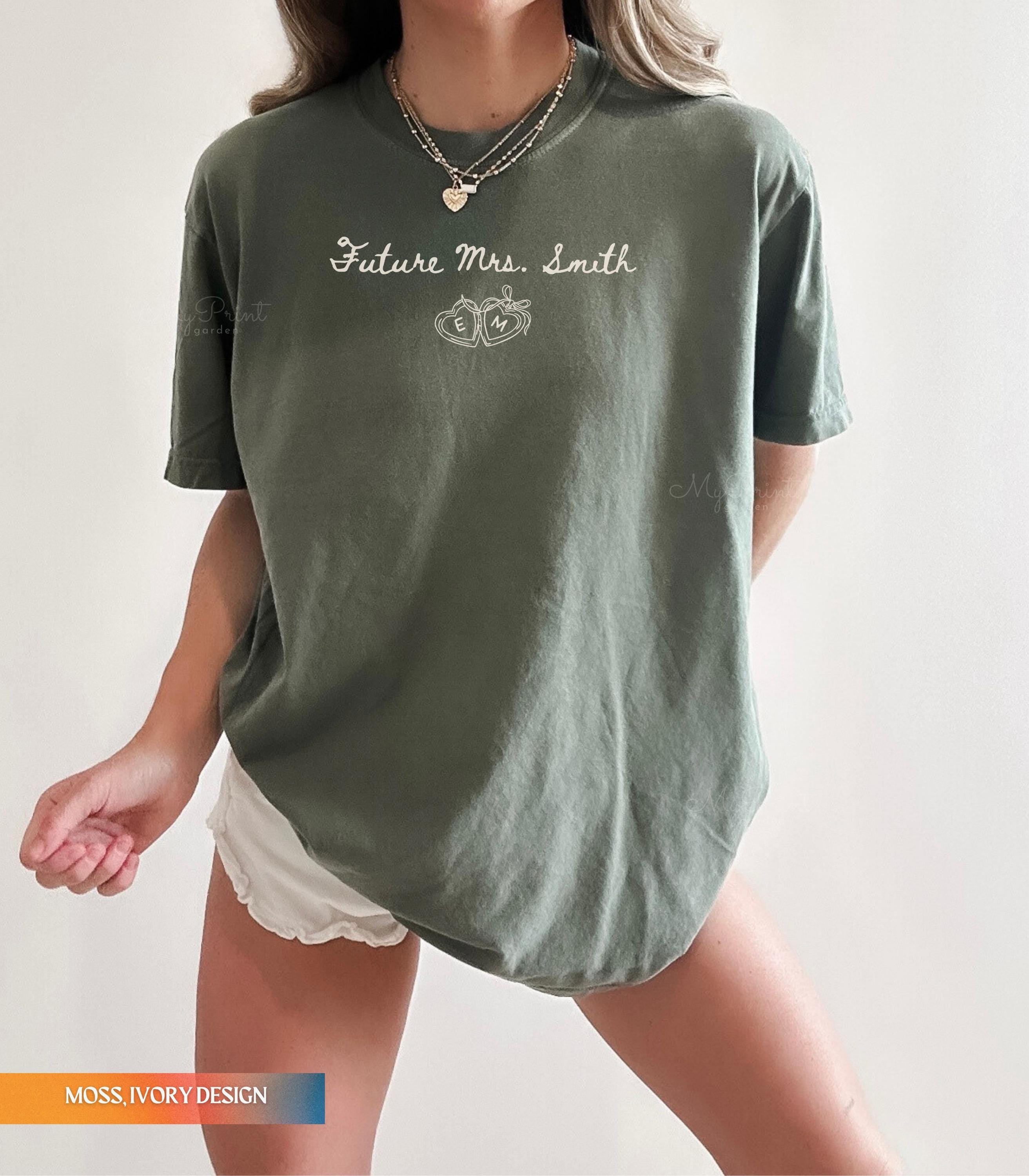 Future Mrs Shirt, Personalized Engagement Shirt For Bride To Be, Custom Shirt Future Wifey Gift, Newly Engaged Sweater Gift