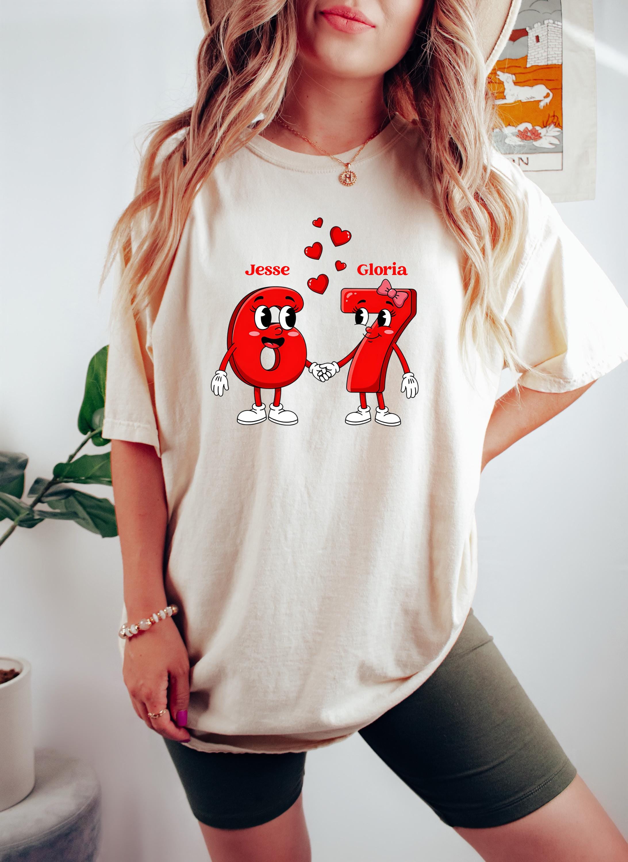 6-7 Valentines Day Shirt, Funny Six Seven Heart Tshirt, Valentine's Viral 6 7 Meme Tee, Teen Valentine Humor Gift, Valentine Teacher Apparel