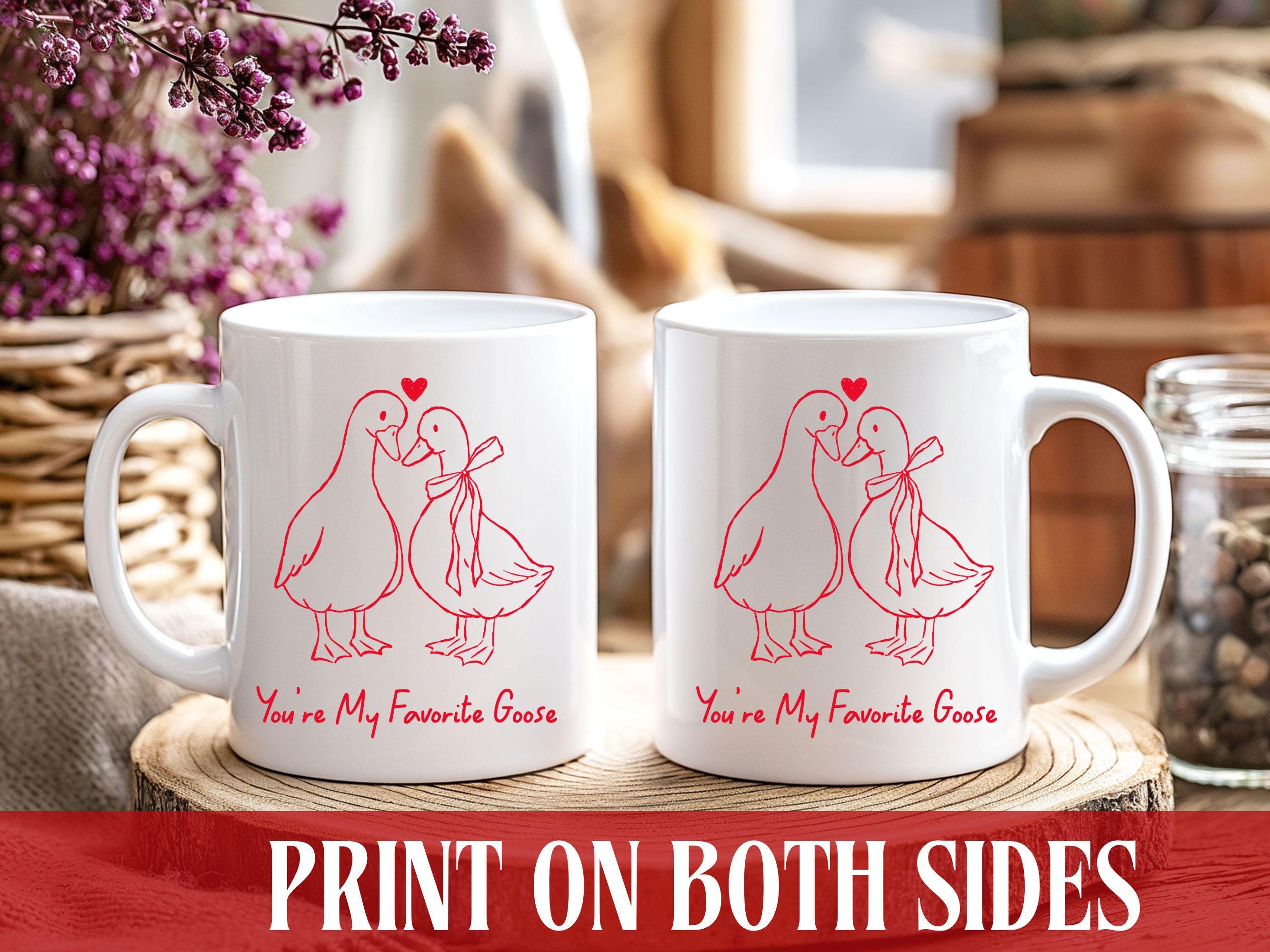 You’re My Favorite Goose Valentines Mug, Romantic Valentines day Mug, Love Mug, Couples valentines day mug, Valentines day gift idea