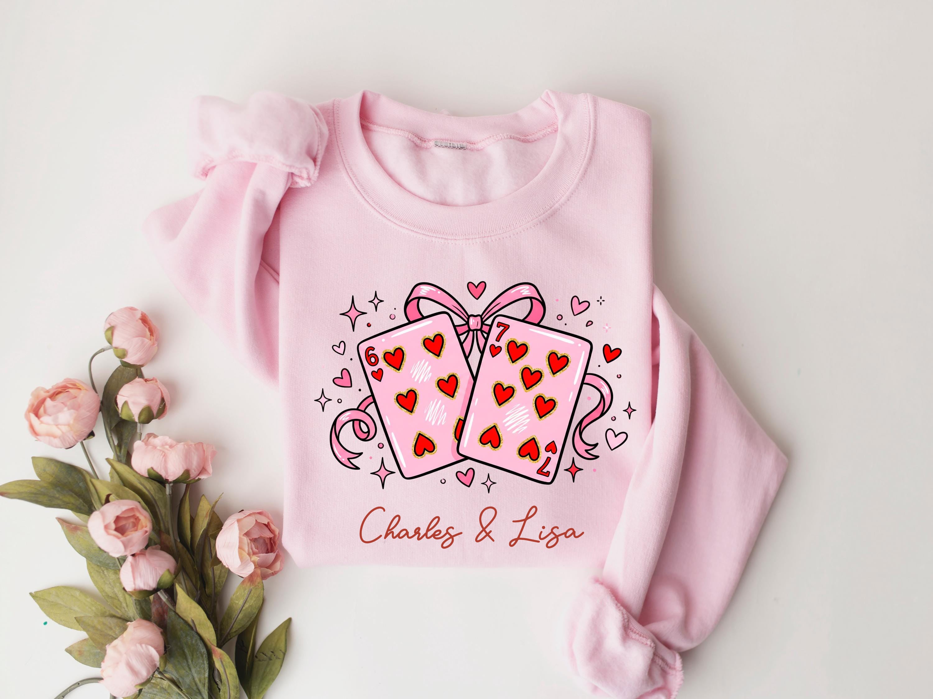 Playing Cards 6 7 Valentine Shirt, Funny Six Seven Sweatshirt, Valentine 6 7 Cards Tee, Trendy Youth Valentines Tshirt, Valentine Lover Gift
