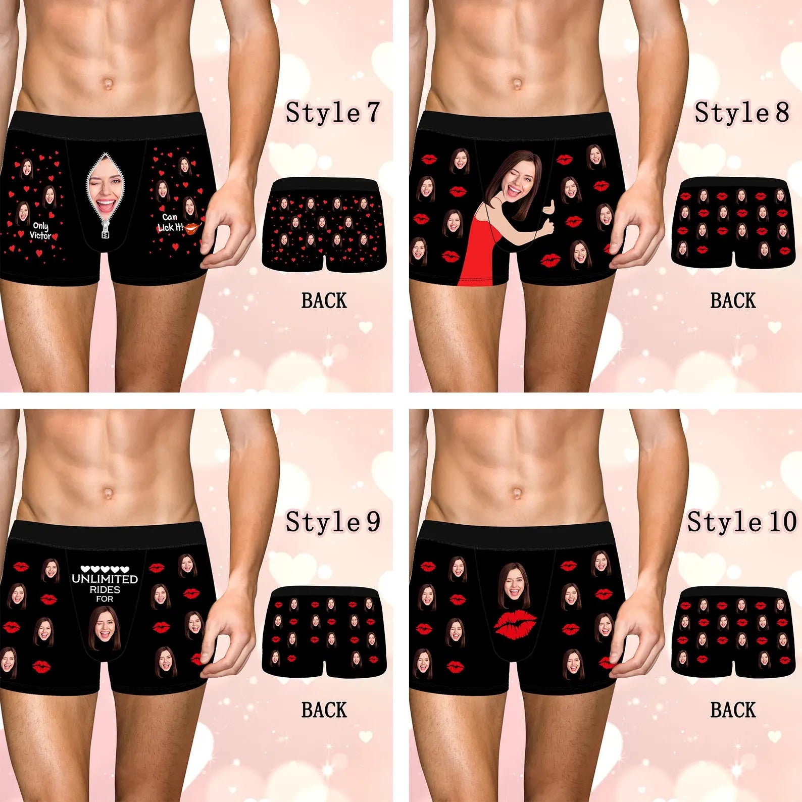 Custom Face Boxers for Men, Personalized Photo Underwear, Funny Wedding Gift for Bridegroom, Popular Anniversary Gift, Birthday Gift