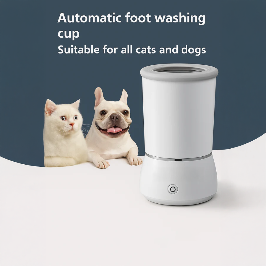 Portable Dog Paw Washer Automatic Pet Paw Cleaner Electric Paw Massager USB Rechargeable Designed for Small to Medium Dogs Cats