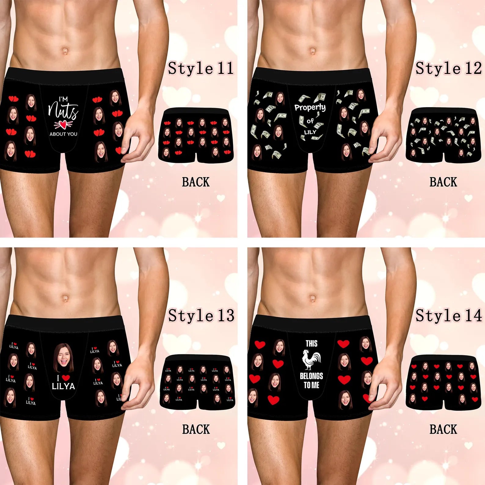 Custom Face Boxers for Men, Personalized Photo Underwear, Funny Wedding Gift for Bridegroom, Popular Anniversary Gift, Birthday Gift