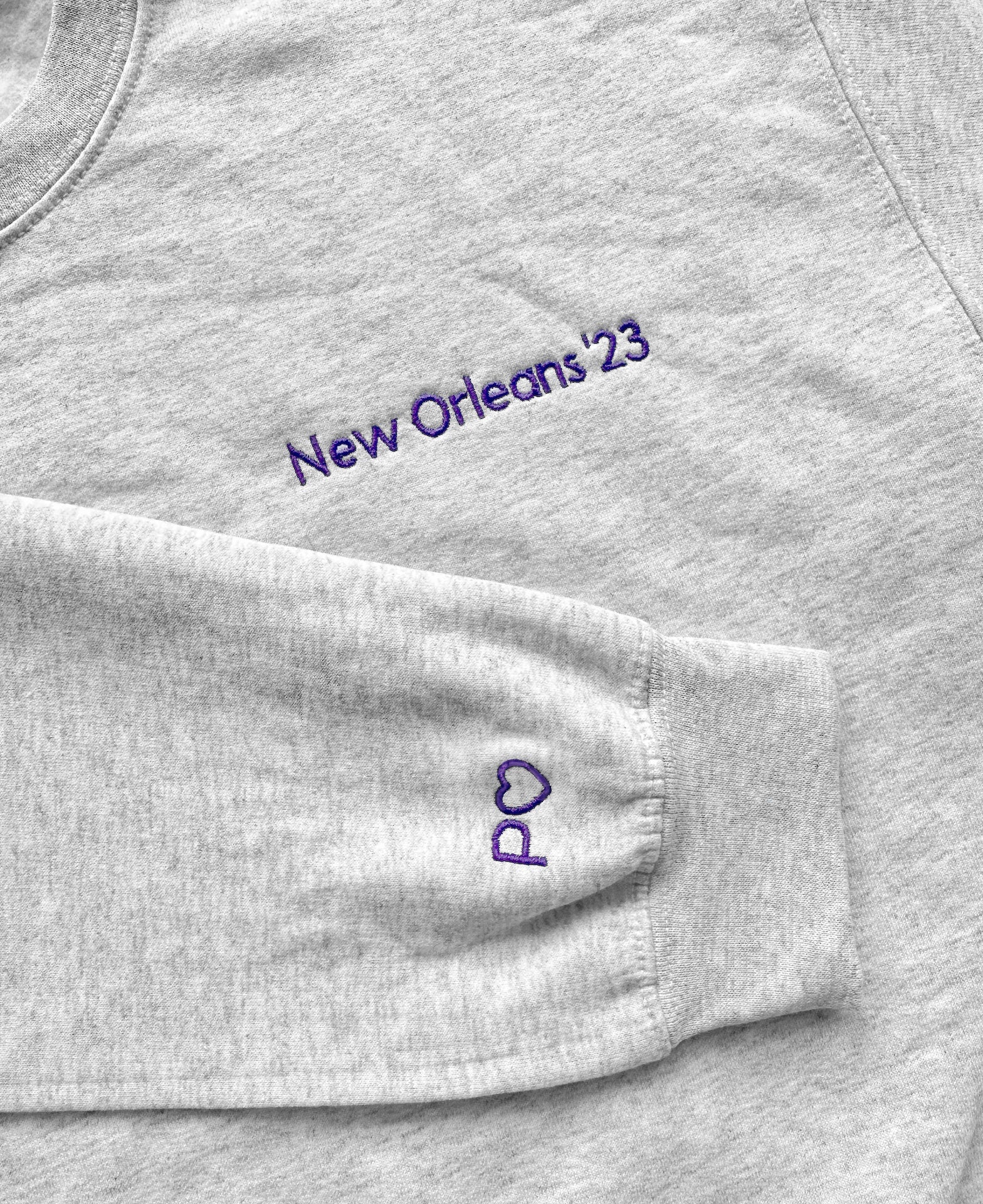 Initial Heart Custom Embroidered Crewneck // Personalized Couple Hoodies // Bridge // Bridesmaid // Anniversary Date // Bachelorette