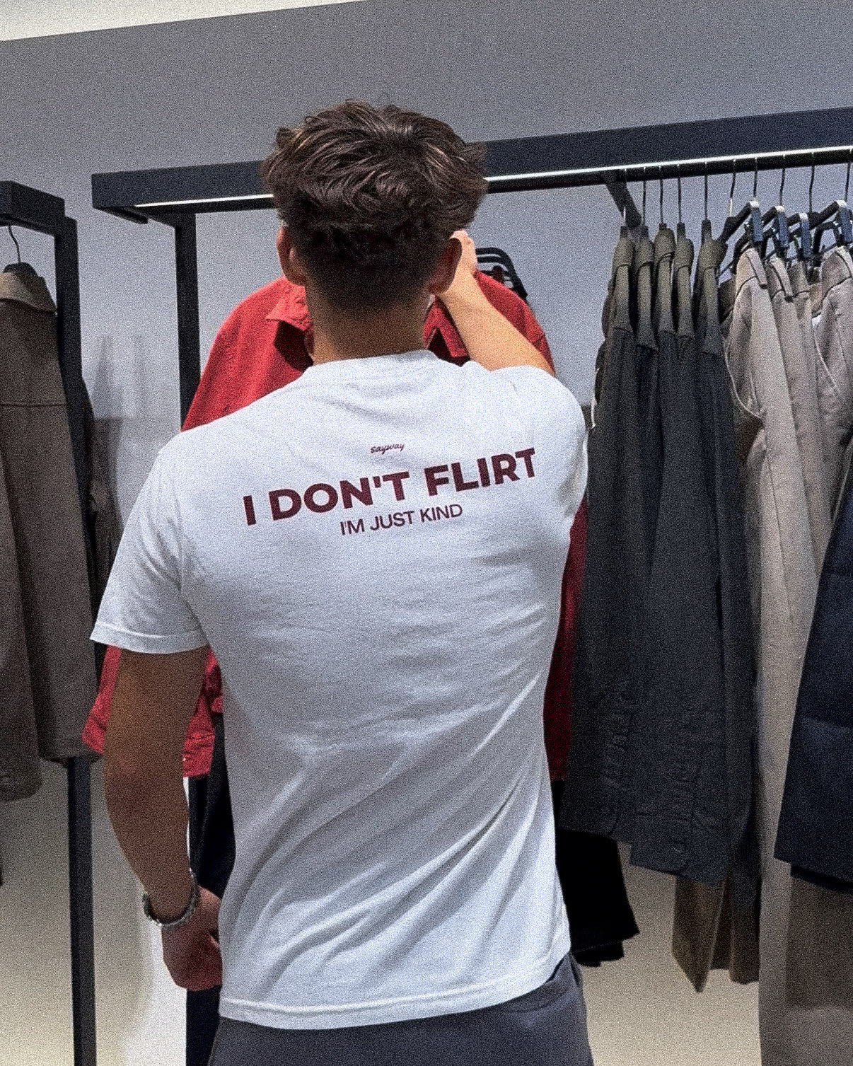 I DON'T FLIRT, I'M JUST KIND ,Summer Shirts, Mens Beach Shirts, Funny Boyfriend Shirt, Anniversary Gift, Gift for Him