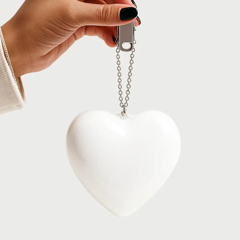 Purse Lamp: Heart-Shaped Handbag Light - White Sensor Activated Automatic Illumination Hanging Bag Light