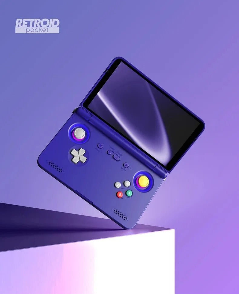 Retroid Pocket Flip 2 Retro Video Game Console Retro Handheld Game Console 5.5Inch AMOLED Screen PSP PS2 Android13 RPFlip2 Gift