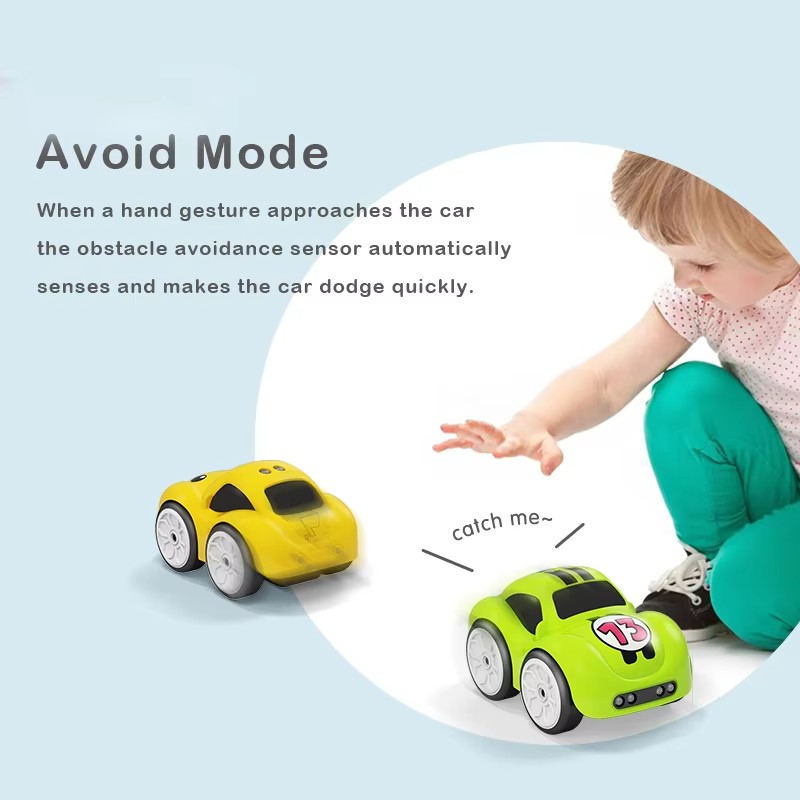 Children Cartoon Electric Play Specific Car Sensing Obstacle Avoidance Following Climbing Driving Charging Rc car Christmas Gift
