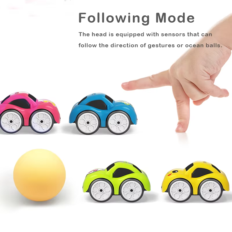 Children Cartoon Electric Play Specific Car Sensing Obstacle Avoidance Following Climbing Driving Charging Rc car Christmas Gift