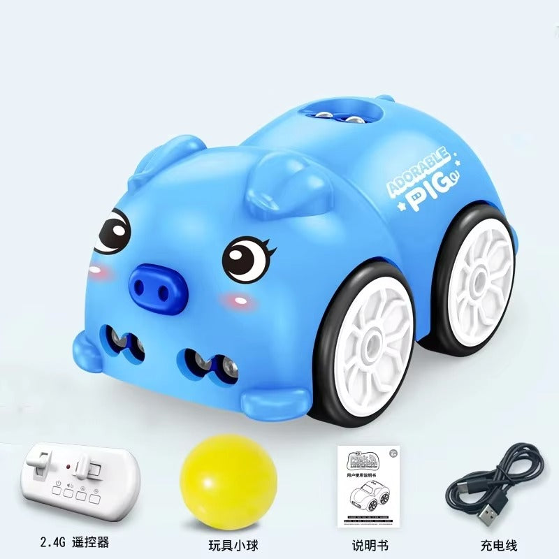 Children Cartoon Electric Play Specific Car Sensing Obstacle Avoidance Following Climbing Driving Charging Rc car Christmas Gift