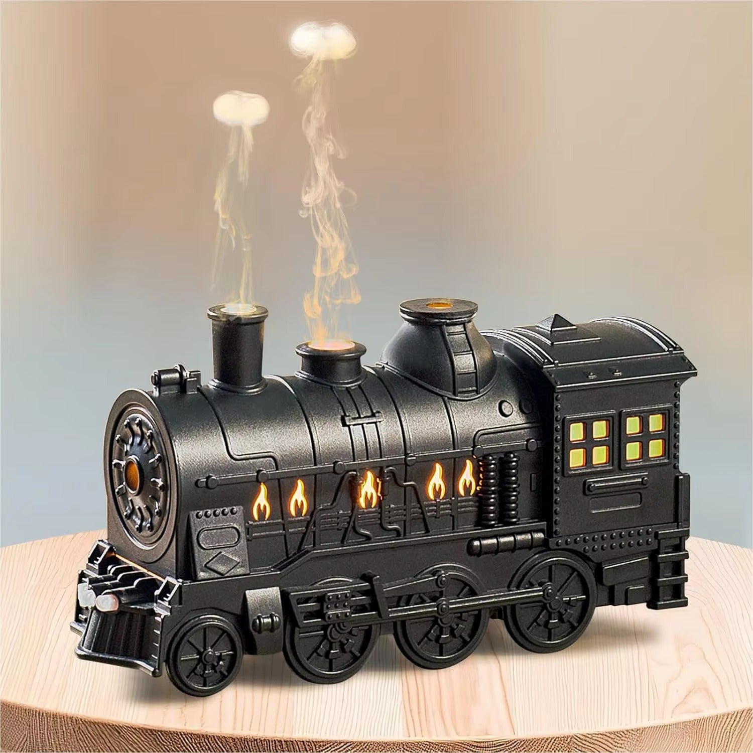 Train Air Humidifier Ultrasonic Aromatherapy Diffusers Mist Maker Fragrance Essential Oil Aroma Difusor Remote control 300ml
