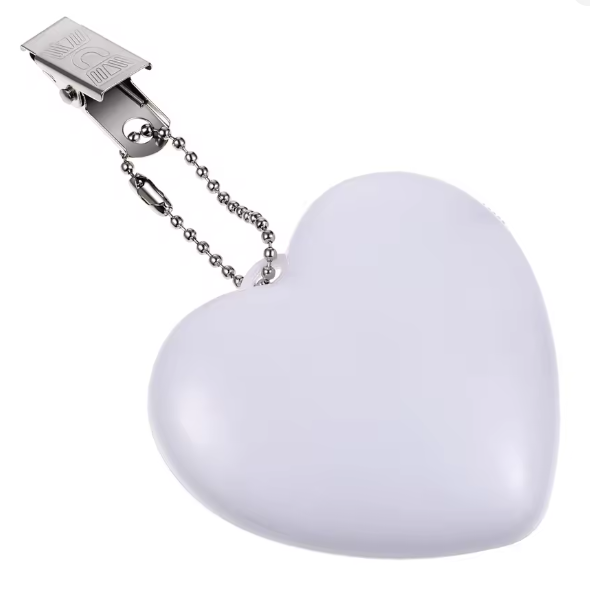 Purse Lamp: Heart-Shaped Handbag Light - White Sensor Activated Automatic Illumination Hanging Bag Light