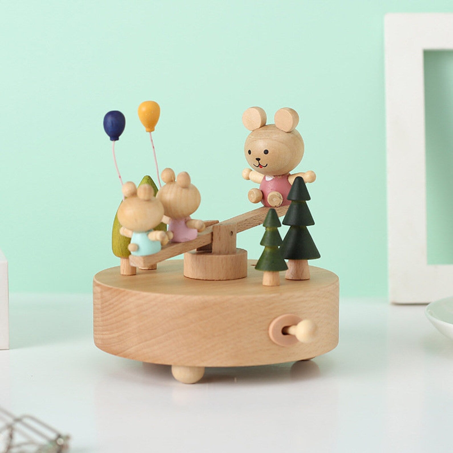 Custom Wooden Carousel Musical Box, Engraved Name Music Box,Sensory Toys,Unique Keepsake Gift,Baby shower gift, Birthday Gifts, Couples Gift