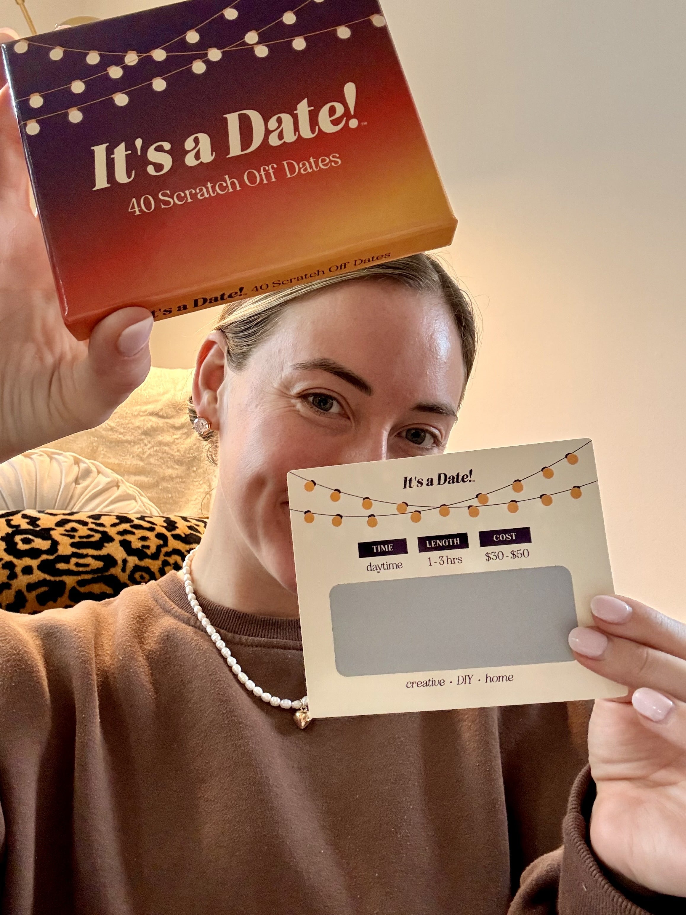 It's A Date Scratch Off Date Ideas - First Date - Couples - Couples Gifts - Valentines Day